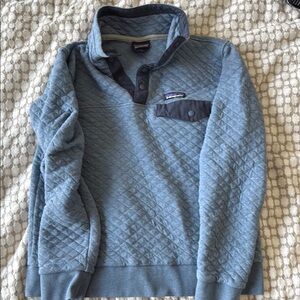 Patagonia Blue Quilted Women’s Sweater